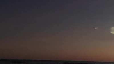 Space X heavy lift launch tonight from N Topsail Beach. (Sorry about our lame commentary)