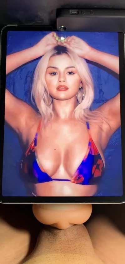 Selena Gomez fleshlight fucking cum tribute