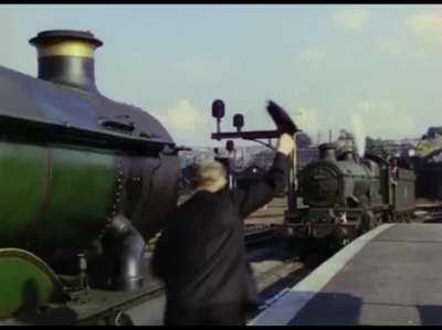 Ending of the “Titfield Thunderbolt” ( I love the whistles! )