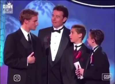 The Cast Presenting At The Awards Show