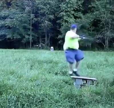 when you're mid-boogaloo and spot that one guy who kept sniping you from East Promenade back in 2019...