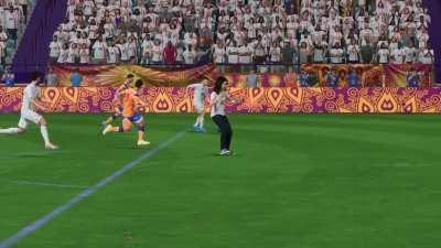 Pitch Invader. I'm not sure if this goal should be allowed...Ref?