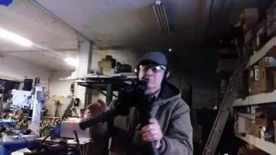 When you finally construct a firing range for your wacky builds