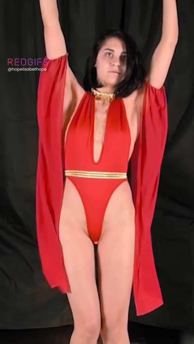 Wish I could show it with a better camera resolution, but dancing with a view on my trimmed pubes on both sides of my high cut bodysuit was sooo hot