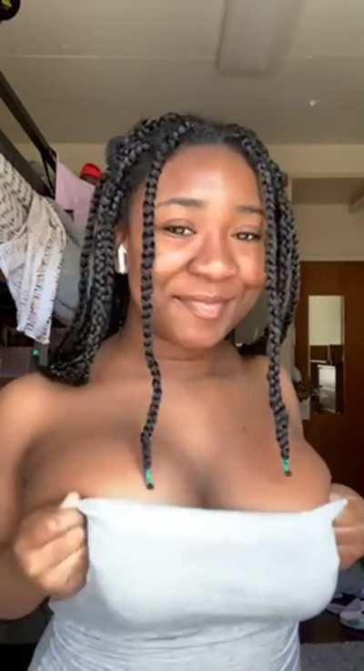 come for the tits, stay for the smile