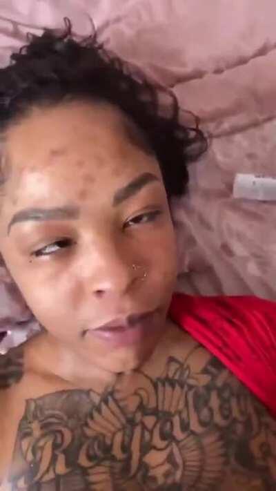 A demon is taking her soul😂🤣