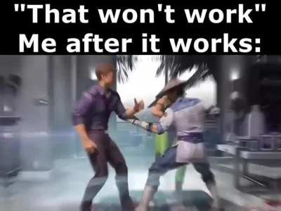 Me, after winging it and watching everything fall perfectly into place