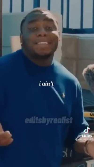 He ain’t seeing nothing, sir