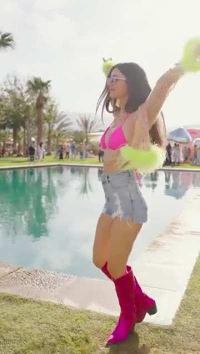 Victoria Justice (Bikini, Denim Shorts)