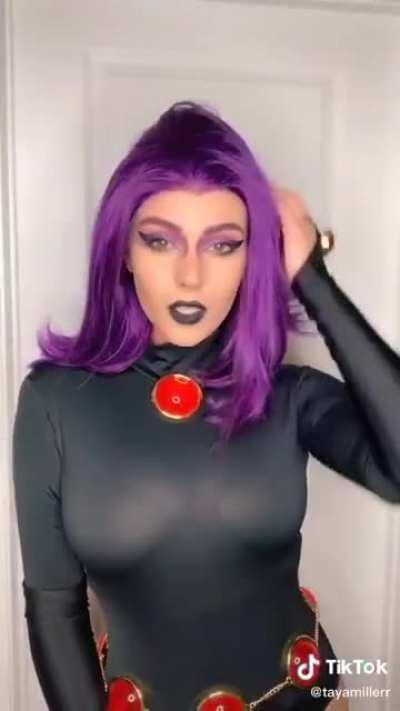 She’s killing it with raven