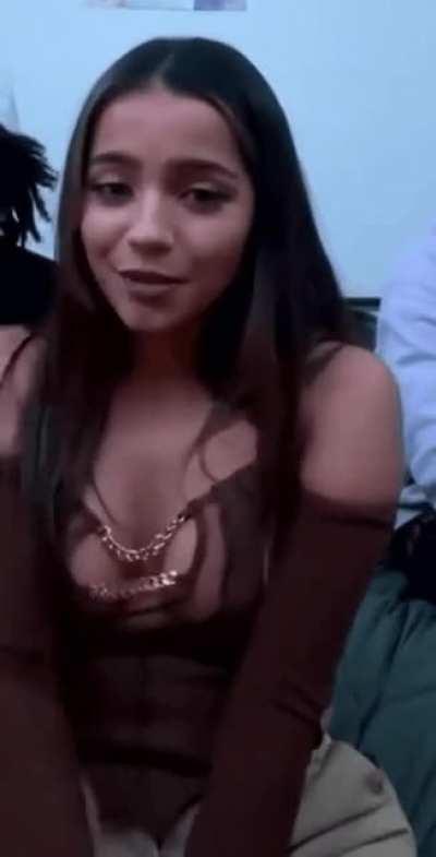 Isabela Merced is just asking for a cock between her tits