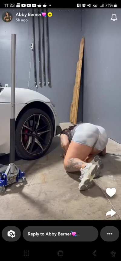 Abby Berner try not to get hard