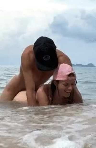 Beach trips with my buds always seem to end like this