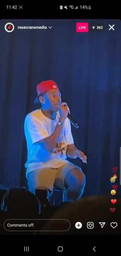 Tyler's Speech from Tonight's Show