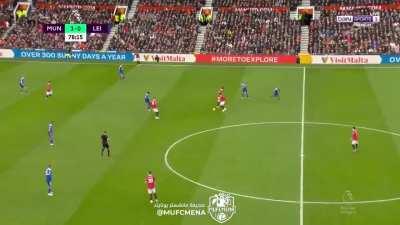 Sancho and Wan Bissaka toying with Leicester