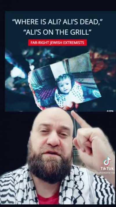 ISRAELI SETTLER BURNING A TODDLER AND HIS MOTHER TO DEATH full details in the comments