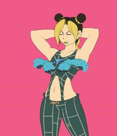 Jolyne flashing (F) [Artist: Scrabble007]