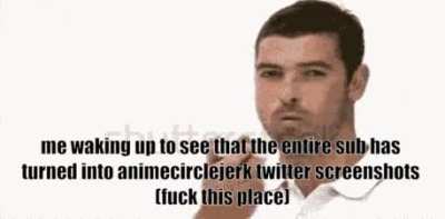 insert mayoi and a screenshot of a random fatherless anime fan