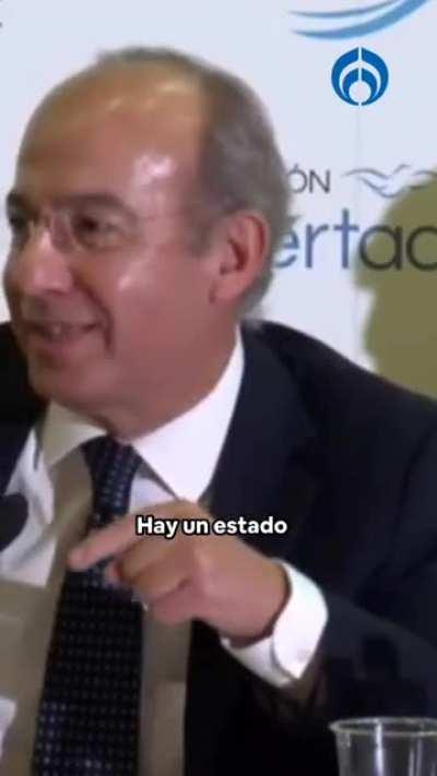 Calderón habla sobre la actual política de seguridad