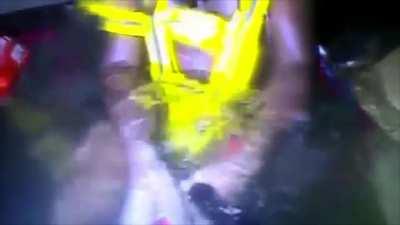 Divers search the wreckage of a boat 3 days after it sank