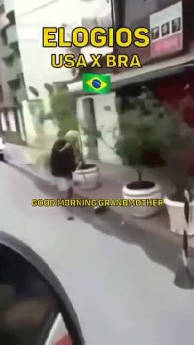 Esse vídeo animou a minha sexta-feira! Elogios EUA x Brasil