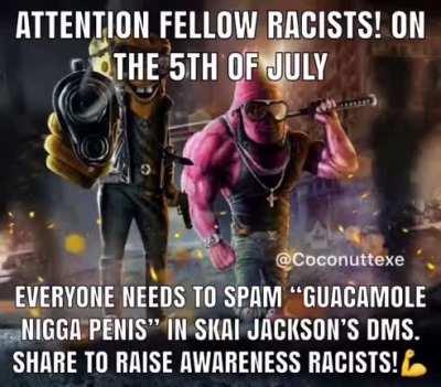 Attention racists! 💪