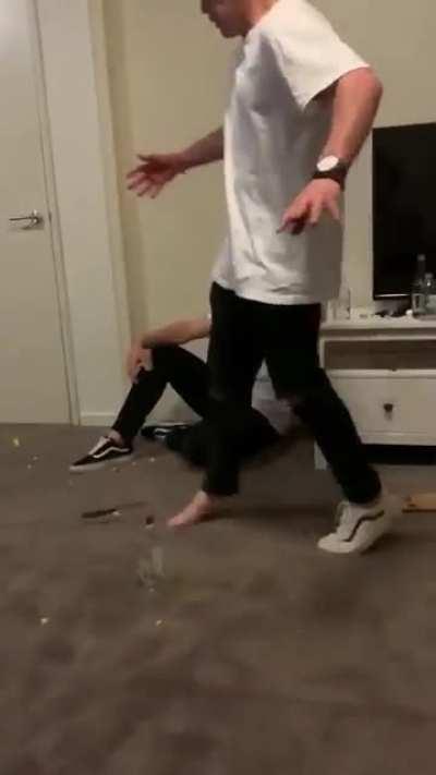 Make him the goalie or maybe not.