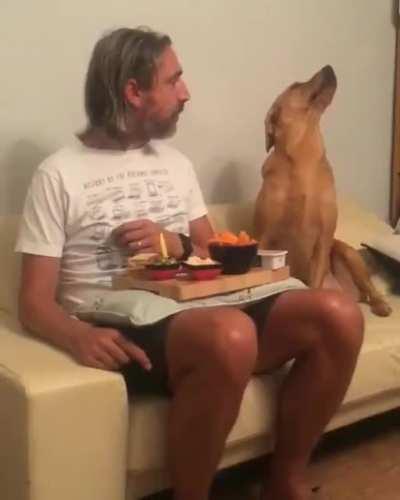 He wants it but too proud to ask ..