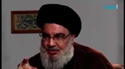 Hezbollah Terror Group Leader Hasssan Nasrallah on His Worship for Ali Khameni: 