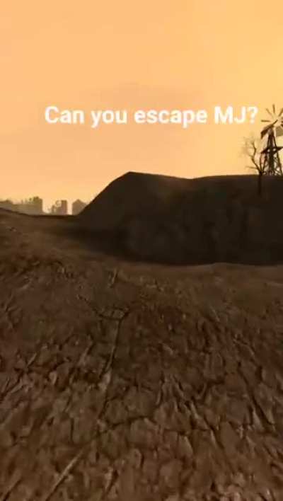 Running away from MJ.