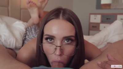 When She Grabs Your Thighs for Traction You Know She's Serious About Her Deepthroat