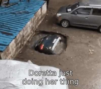 When Doretta gets in that special mood to dig a wild tunnel