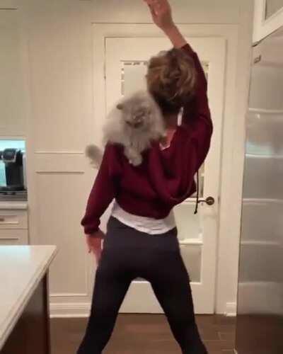 Dancing with the cat