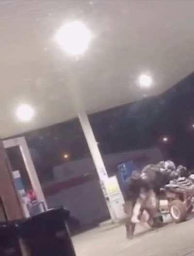 He was not about to go to jail today!!