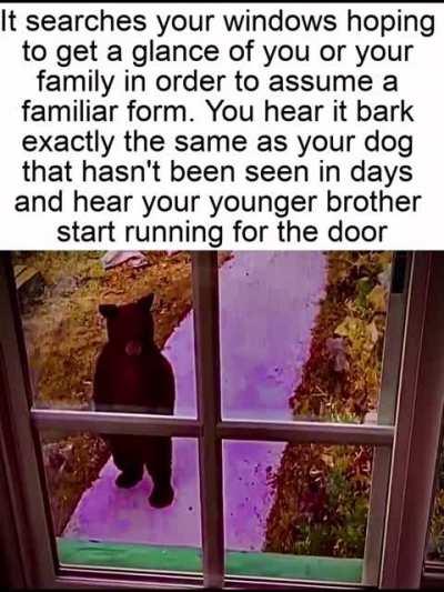 It’s too late. It’s inside the house now