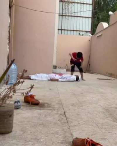 To prank little brother