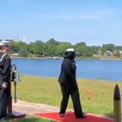 After 26 years in the service, she&rsquo;s going out in style