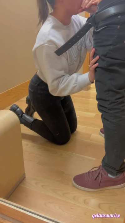 ur secret dressing room cumslut