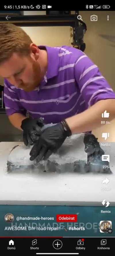 Wouldn't that just be easier to fill it up with concrete normally? 💀