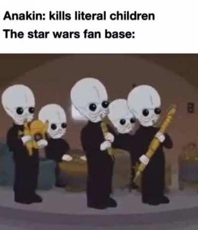 Not Anakin, he couldn’t.