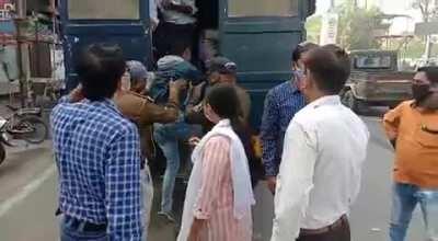 12 hours of lock up time in local Police station if you're caught without mask in public. Madhya Pradesh, India.