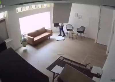 Cats destroys ceilings and his hooman dies inside behind one