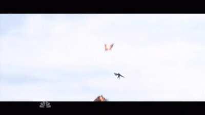 Anthony Mackie's hilarious reaction at his first Falcon clip from 'The Winter Soldier'