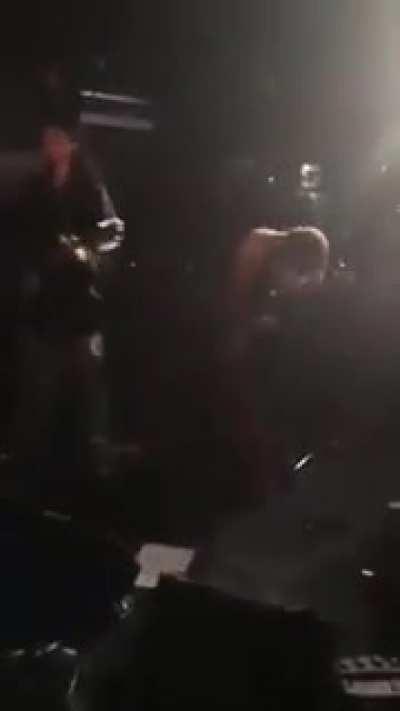 Intresting fight in china rock concert...