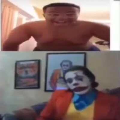 The clown and his circus