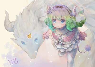 Holographic Kanna (Extra Rare) [Miss Kobayashi's Dragon Maid]