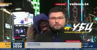 I will report live from Times Square, WCGW?