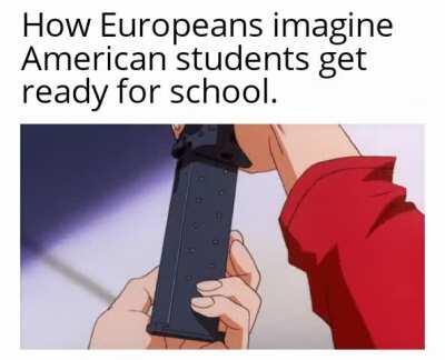 Getting ready for the school yard