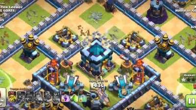 Bro's town hall upgraded mid attack💀