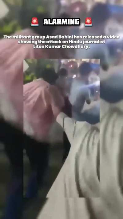 A hindu journalist is attacked in Chittagong Bangladesh 🇧🇩